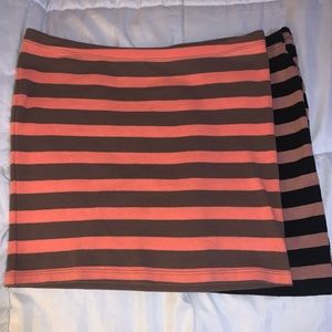 Striped mini skirt F21